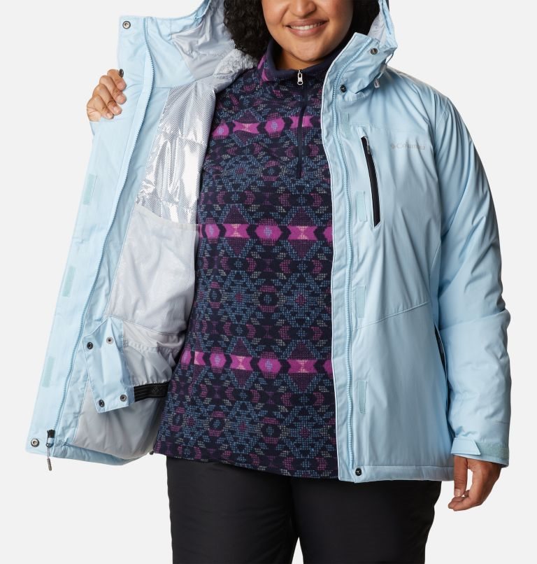 Women's Columbia Last Tracks II Insulated Jackets Light Blue | Plus Size CA-HA48C